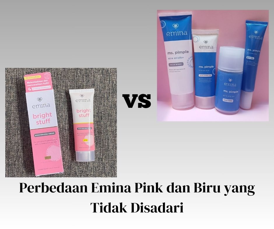 Perbedaan Emina Pink dan Biru