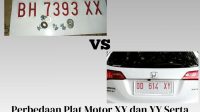 Perbedaan Plat Motor XY dan YY