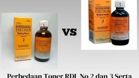 Perbedaan Toner RDL No 2 dan 3