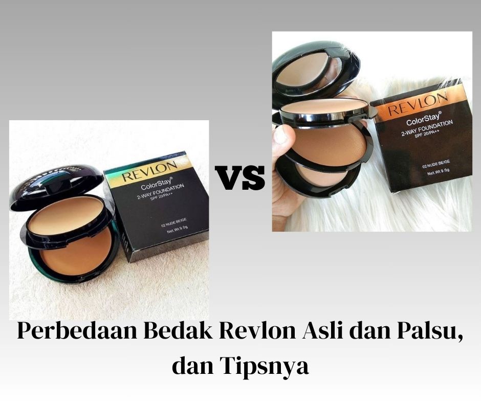 Perbedaan Bedak Revlon Asli dan Palsu