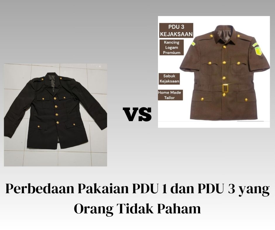 Perbedaan Pakaian PDU 1 dan PDU 3